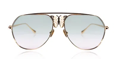 Anna-karin Karlsson Miss Rosell 2.0 Gold Blush Women's Sunglasses Gold Size 62