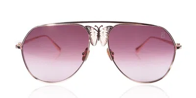 Anna-karin Karlsson Miss Rosell 2.0 Rose Gold Women's Sunglasses Gold Size 62
