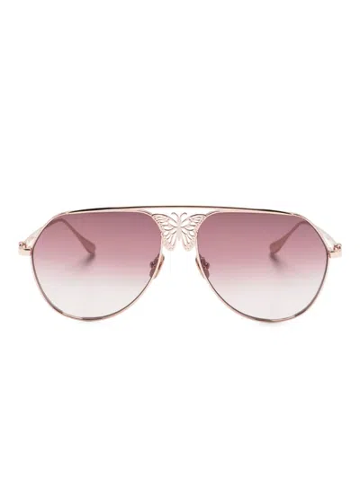 Anna-karin Karlsson Miss Rosell 2.0 Sunglasses In Pink