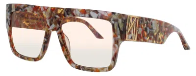 Anna-karin Karlsson Mr 3 Am Stories Sunglasses 58-15-150, Acetate Frame, Gradient Lenses In Multi