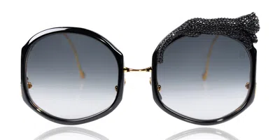 Anna-karin Karlsson Rose Et Le Rêve - Sun Black Crystal Women's Sunglasses Black Size 55