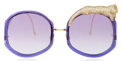 Anna-karin Karlsson Rose Et Le Rêve - Sun Purple Women's Sunglasses Purple Size 55