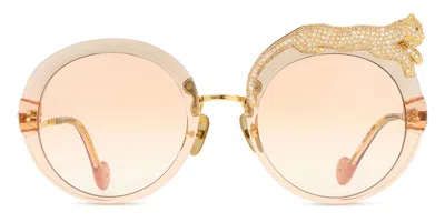 Anna-karin Karlsson Rose Et Le Rêve - Sun Tobacco Women's Sunglasses Brown Size 55