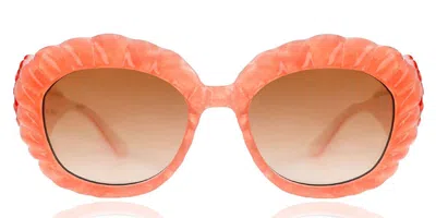 Anna-karin Karlsson Shade Of Sirens Peach Women's Sunglasses Orange Size Standard