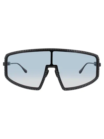 Anna-karin Karlsson Shady Luv 2.0 Sunglasses In Black - Black - Grey Gradient