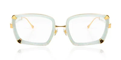 Anna-karin Karlsson Silver Moon Women's Glasses, Green, Size 52