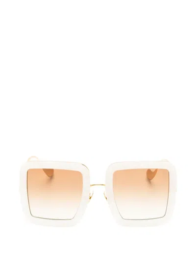 Anna-karin Karlsson Square-frame Sunglasses In White