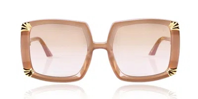 Anna-karin Karlsson Strawberry Moon Caramel Women's Sunglasses Brown Size 52