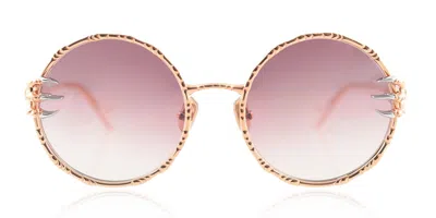 Anna-karin Karlsson The Claw & The Moon Rose Gold Women's Sunglasses Gold Size 65