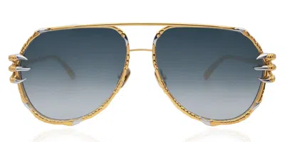 Anna-karin Karlsson The Claw Pilot Gold Women's Sunglasses Gold Size 62