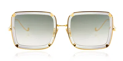 Anna-karin Karlsson White Moon Jade Women's Sunglasses Green Size 56