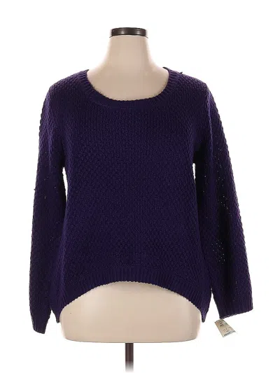 Pre-owned Annalee + Hope 3/4 Sleeve T-shirt In Purple