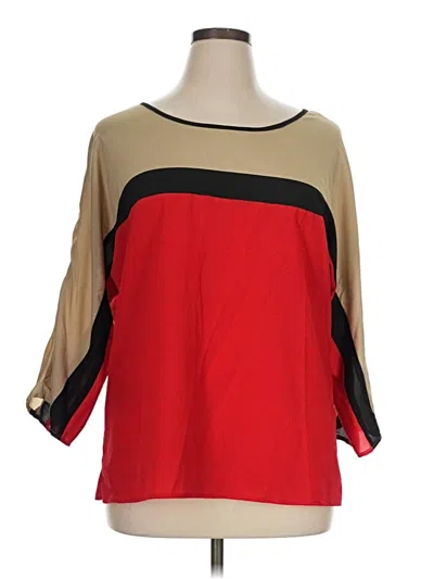 Pre-owned Annalee + Hope 3/4 Sleeve T-shirt In Red