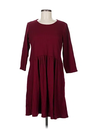 Pre-owned Annalee + Hope Casual Dress In Burgundy