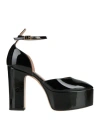 Annaëlle Woman Pumps Black Size 10 Leather In Black
