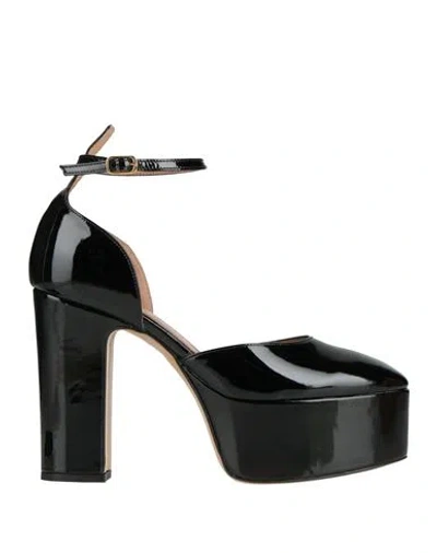Annaëlle Woman Pumps Black Size 10 Leather