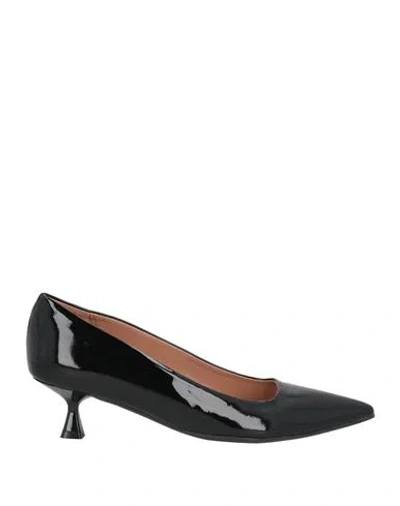Annaëlle Woman Pumps Black Size 6 Soft Leather