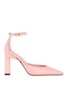 Annaëlle Woman Pumps Pink Size 7 Leather In Pink