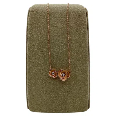 Pre-owned Annamaria Cammilli Desert Rose Necklace In Red