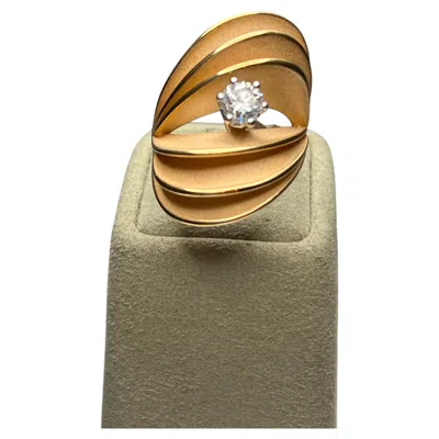 Pre-owned Annamaria Cammilli Royale Orange Apricot Ring