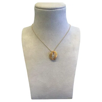 Pre-owned Annamaria Cammilli Velaa Star Necklace In Multi