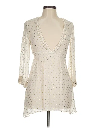 Pre-owned Annarita N Kimono In Ivory