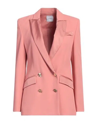 Annarita N Woman Blazer Pink Size 8 Polyester, Elastane