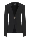 Annarita N Woman Jacket Black Size 10 Polyester, Elastane In Black