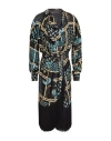 Annarita N Woman Midi Dress Black Size Xs Viscose In Green