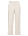 Annarita N Woman Pants Beige Size 10 Polyester, Elastane In Beige