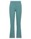 Annarita N Woman Pants Emerald Green Size 4 Polyester, Elastane In Green
