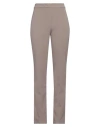 Annarita N Woman Pants Khaki Size 8 Polyester, Elastane In Beige