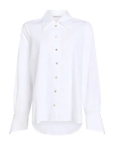 Annarita N Woman Shirt White Size 6 Cotton