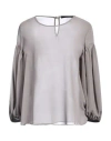 Annarita N Woman Top Khaki Size S Polyester In Beige