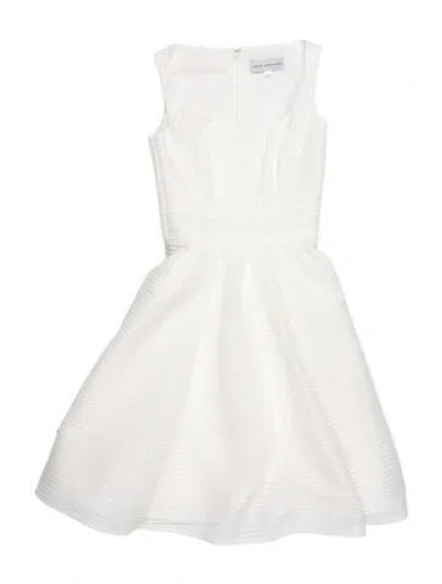 Pre-owned Anne Barge Square Neckline Knee-length Dress W/ Tags In Multicolor
