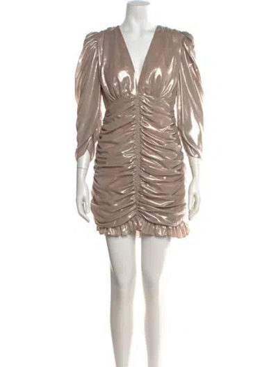 Pre-owned Anne Barge V-neck Mini Dress W/ Tags