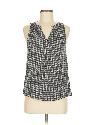 Pre-owned Anne Carson Tank Top Gray Halter Neckline Tops