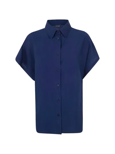 Anne Claire Buttoned Shirt In Blue