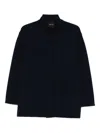 Anne Claire High-neck Jacket In Blue