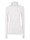 Anne Claire Turtleneck Long-sleeve Sweater In White