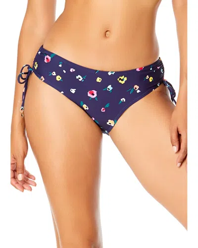 Anne Cole Alex Side Tie Bottom In Purple