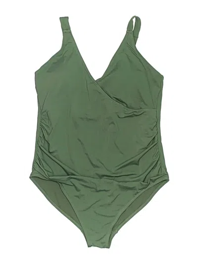 Pre-owned Anne Cole Bodysuit In Green