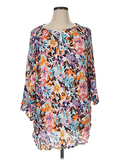 Pre-owned Anne Cole Casual Dress In Blue
