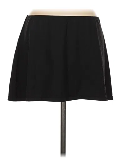 Pre-owned Anne Cole Casual Skirt In Black