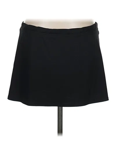 Pre-owned Anne Cole Casual Skirt In Black