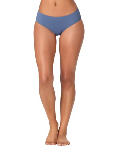 Anne Cole Classic Bikini Bottoms In Pewter Blue
