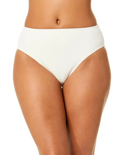 Anne Cole Clean Midrise Bottom In White