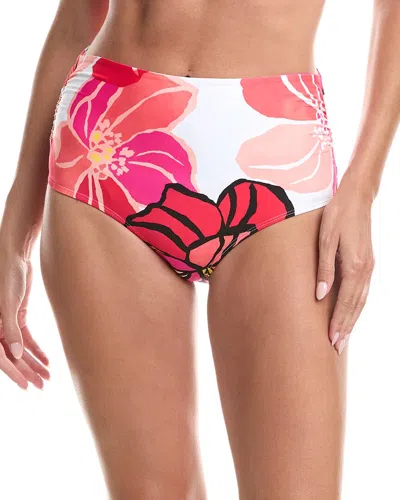 Anne Cole Convertible Shirred Bottom In Multi