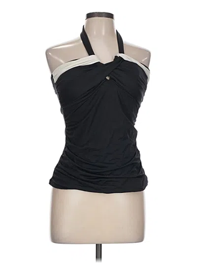 Pre-owned Anne Cole Halter Top Black Halter Neckline Tops
