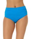 Anne Cole Hi Waist Shirred Bottom